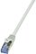 LogiLink Câble patch PrimeLine, Cat. 6A, S/FTP, 7,5 m, gris