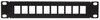 LogiLink Panneau de brassage keystone 10", noir