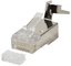 LogiLink Connecteur RJ45 mâle, Cat. 6A/Cat. 8.1A, blindé