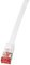 LogiLink Câble patch plat U/FTP, Cat.6A, 1,0 m, blanc