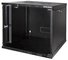 LogiLink Coffret mural 19", démonté, 15 U, noir