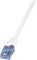 LogiLink Câble Patch EconLine, cat.6A, U/UTP, 1,5 m, blanc