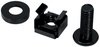 LogiLink Jeu de vis M6 pour composants 19", 50 pièces