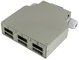 LogiLink Boîte d'épissure pour rails DIN FO pour couplage LC