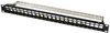 LogiLink Panneau de brassage 19" Keystone, 24 ports, noir