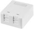 LogiLink Boîtier en saillie pour modules Keystone, 2 ports
