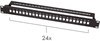 LogiLink Panneau de brassage fibres optiques 19", noir