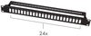 LogiLink Panneau de brassage fibres optiques 19", noir
