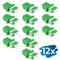 LogiLink Set de coupleurs fibre optique, avec bride, vert