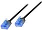 LogiLink Câble patch Slim Ultra-Flex, cat. 6A, U/UTP, 0,30 m