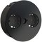 BACHMANN Steckdoseneinheit TWIST, 2-fach, schwarz matt