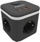 Fellowes Steckdosenwürfel Power Cube, Typ F, schwarz
