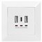 DIGITUS Prise avec ports USB-A & USB-C, encastrable
