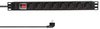 LogiLink Bloc multiprise 19", 8 prises, avec interrupteur