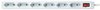 LogiLink Multiprise Euro, 6 prises, avec interrupteur, blanc