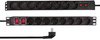 LogiLink Multiprise 19" 16 prises, parasurtenseur, noir