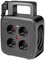 LogiLink Kabeltrommel, 4-fach + 2x USB, Kabel: 5 m, schwarz