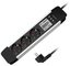 LogiLink Steckdosenleiste mit LCD-Display, 3-fach
