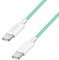 LogiLink Câble USB 2.0, USB-C - USB-C, 1,0 m, vert