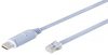 DIGITUS Câble console USB 2.0 - RJ45, 1,8 m, bleu
