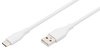 DIGITUS Câble USB 2.0 silicone, USB-C - USB-A, 1,0 m, blanc