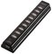 LogiLink Hub USB 2.0 avec bloc d'alimentation, noir, 10