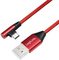 LogiLink Câble USB 2.0, USB-A - USB-C mâle, 1,0 m, rouge