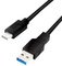 LogiLink Câble USB 3.2, USB-A - USB-C, 1,0 m, noir