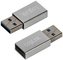 LogiLink Adaptateur USB 3.2 Gen1, USB mâle - USB femelle