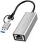 LogiLink Adaptateur réseau Ethernet USB vers RJ45, gris