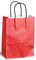 MAILmedia Sac en papier avec cordelette, 3,5 litres, rouge