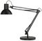 UNiLUX Lampe de bureau SUCCESS 80, pince/socle, noir