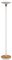 UNiLUX Lampadaire à LED BALY BAMBOO, dimmable, blanc-bambou