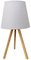 UNiLUX Lampe de table à LED KATY, blanc / bambou