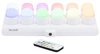 Securit Set de bougies LED rechargeables AMSTERDAM, RVB