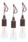 Securit Lampe LED rechargeable COPENHAGUE, set de 3