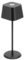 Securit Lampe de table LED rechargeable MALTE, noir
