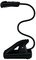 WEDO Lampe de lecture LED avec clip, mobile, 1 LED, noir