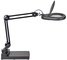 MAUL Lampe loupe à LED MAULviso, sur socle, noir