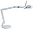 MAUL Lampe loupe à LED MAULmakro, socle, blanc