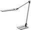 Hansa Lampe de bureau à LED "Wave", socle, argent brossé