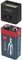 ANSMANN Mini lampe LED ACTION avec pile 9V, noir