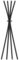 UNiLUX Portemanteau TOTEM, hauteur: 1.750 mm, noir