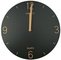 UNiLUX Horloge murale à quartz SAVANA, diamètre 300 mm, noir