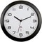 ALBA Horloge murale radiopilotée "HORNEWRC N", noir