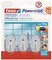 tesa Powerstrips Crochet adhésif SMALL, ovale, chromé