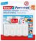 tesa Powerstrips Fixation adhésive pour rideaux Vario, blanc