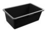 Bradas Auge de maçon, en PVC, 60 litres, noir