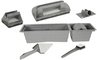 BRÜDER MANNESMANN Kit de peintre, 9 pièces, gris