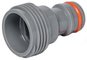 Bradas Adaptateur WHITE LINE, filetage extérieur 1/2", gris